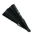 Fan with spikes, fetish goth accessory, black